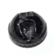 929r / petit bouton ancien en verre noir ou en jais 10mm vendu à l'unité