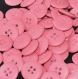 B69h4r /  mercerie boutons plastique rose 18mm vendu à l'unité