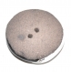 1011r / bouton original en céramique émaillée yin yang blanc noir argenté 22mm