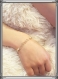 Exprimez vos émotions avec ce bracelet personnalisé à message en gold filled or rosé ou or 14 carats