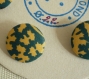 Plaquette de six boutons recouverts plaq 76