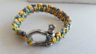 Bracelet marin à manille multicolore