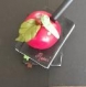 Pomme porte-crayon pomme