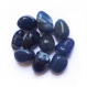 Lot de 10 agate bleue pierres roulées #1 