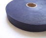 Biais coton bleu marine 28 mm / qualité supérieure 