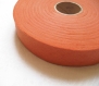 Biais coton orange saumon 28 mm / qualité supérieure 