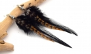 Boucles d'oreilles plumes bena - ethnic feather - bijoux ethniques - bijoux indiens - boho -