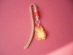 Marque page original  chouette en perles delica miyuki