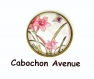 B3.1003 bijou femme sakura cherry blossom papillon bague ajustable réglable bijou fantaisie bronze cabochon verre fleurs de cerisier d'asie asiatique chine chinoise japon japonaise (série 2)