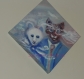 Toile peinte : mariage de matisse le chat avec nougatine, sa souris - couple mixte ou complémentaire