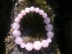 Bracelet grace quartz rose pierre gemme naturel 