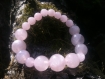 Bracelet grace quartz rose pierre gemme naturel 