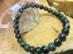 Bracelet en jaspe kambaba perles naturelles lithotherapie 