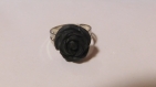 Bague rose noir