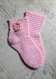 Chaussettes en laine crochetées à la main