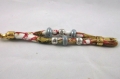 Bracelet perles grise irisée