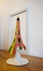 Cadre en papier découpé pour décoration chambre salon tour eiffel 3d  bicolore vert orange