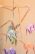 Mobile bebe bois suspension chambre enfant bébé en origami animaux dromadaire