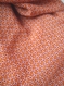 Snood femme en tissu, écharpe infinie chiffon orange, snood orange léger, foulard femme en tissu, écharpe ronde chiffon orange, cadeau femme