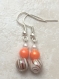 Boucles d'oreilles 3 perles