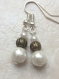 Boucles d'oreilles 3 perles suite