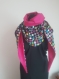 Chéche femme colorée, cheche, chèche, écharpe, echarpe, foulard