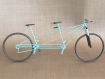 Vélo vtt tandem miniature en fil aluminium