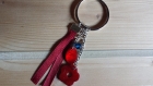 Porte-clés nature rouge