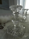 Bougeoir, photophore, chandelier cristal en solo ou en duo