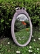 Miroir ovale des années 1960 revisité