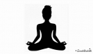 Motif femme meditation yoga flex
