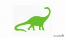 Applique thermocollant dinosaure diplodocus flex