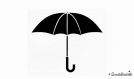 Parapluie applique flex thermocollant