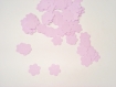 100 confettis fleur - couleur lilas - décoration 