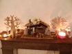 Décoration de noël - arbre de vie  en  bois pour finir de décorer votre intérieur