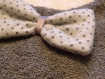 Bavoir bébé fait main en tissu éponge et coton flanelle imprimé petits pois 
