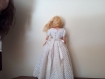 Robe longue pour poupée barbie au crochet