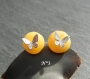 Boucles d'oreilles ambre, pierre naturelle, pierre fine, ambre véritable de la baltique, argent massif 925