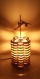 Lampe pole dance en bois artisanale