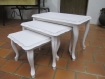 Table gigogne style chabby chic