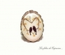 Bague cabochon ovale    •love is in the air • 