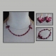 Ensemble collier, bracelet et boucles d'oreilles 