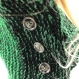 Ensemble bonnet /snood laine tricoté main réf 3881
