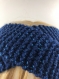 Bandeau laine tricoté main réf 2188