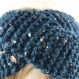 Bandeau laine tricoté main réf 2203