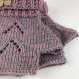 Mitaines avec pouce laine tricoté main ref 3710
