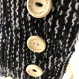 Ensemble bonnet /snood laine tricoté main réf 3980