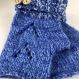 Mitaines avec pouce laine tricoté main ref 3650