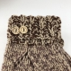 Mitaines avec pouce laine tricoté main ref 3806