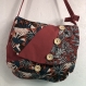 Sac besace tissus patchwork collection laura réf 4252
